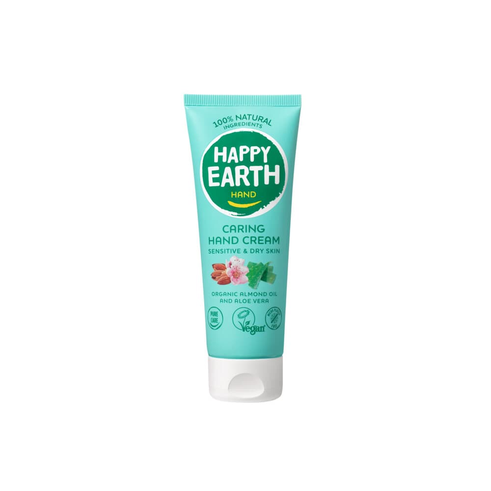 Happy Earth 100% Natuurlijke Handcréme Sensitive&Dry Skin 75 ml