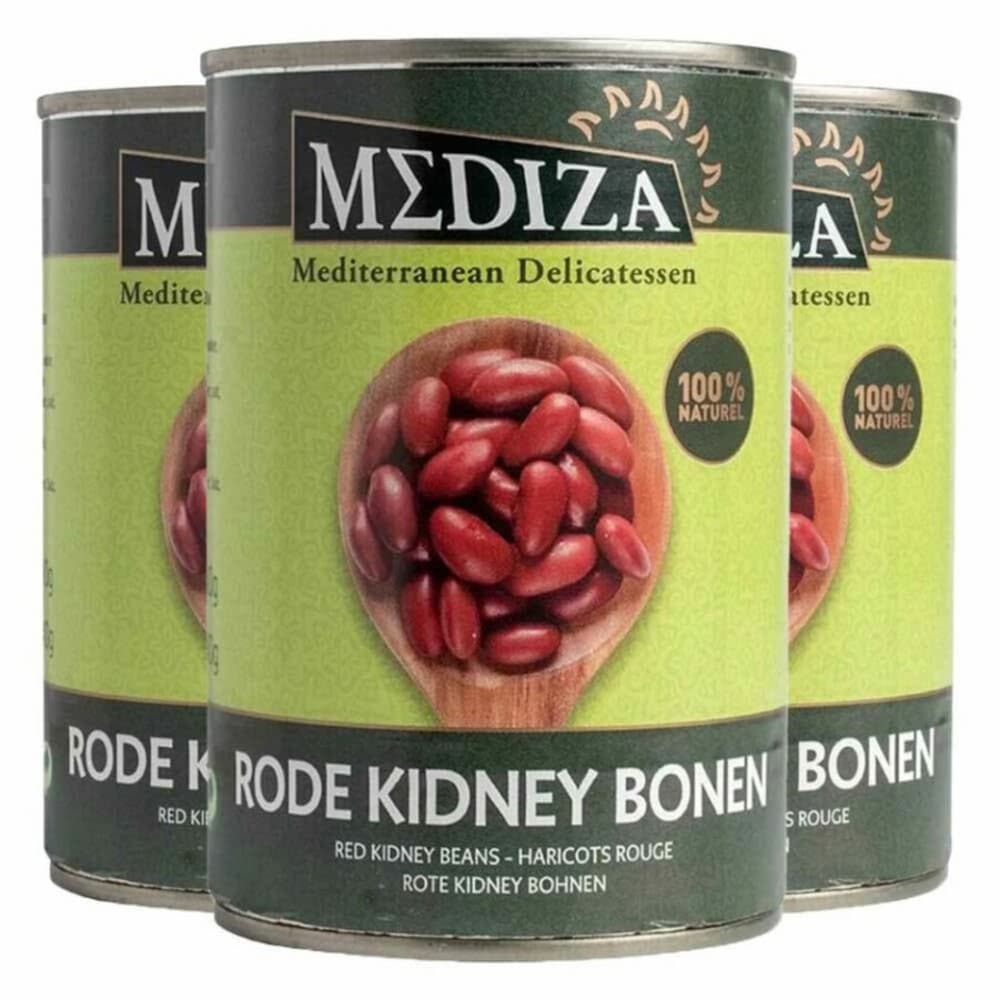 3x Mediza Rode Kidney Bonen 400 gr