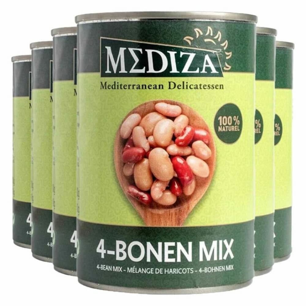 6x Mediza 4 Bonen Mix 400 gr