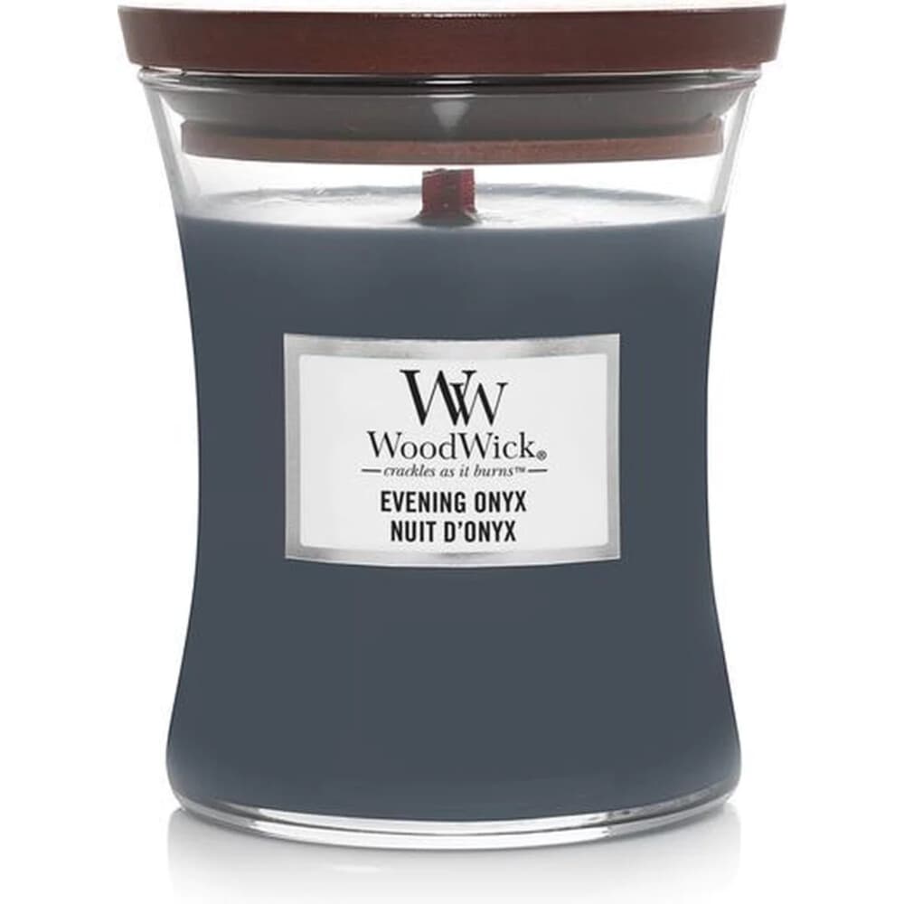 WoodWick Geurkaars Medium Evening Onyx 275 gr