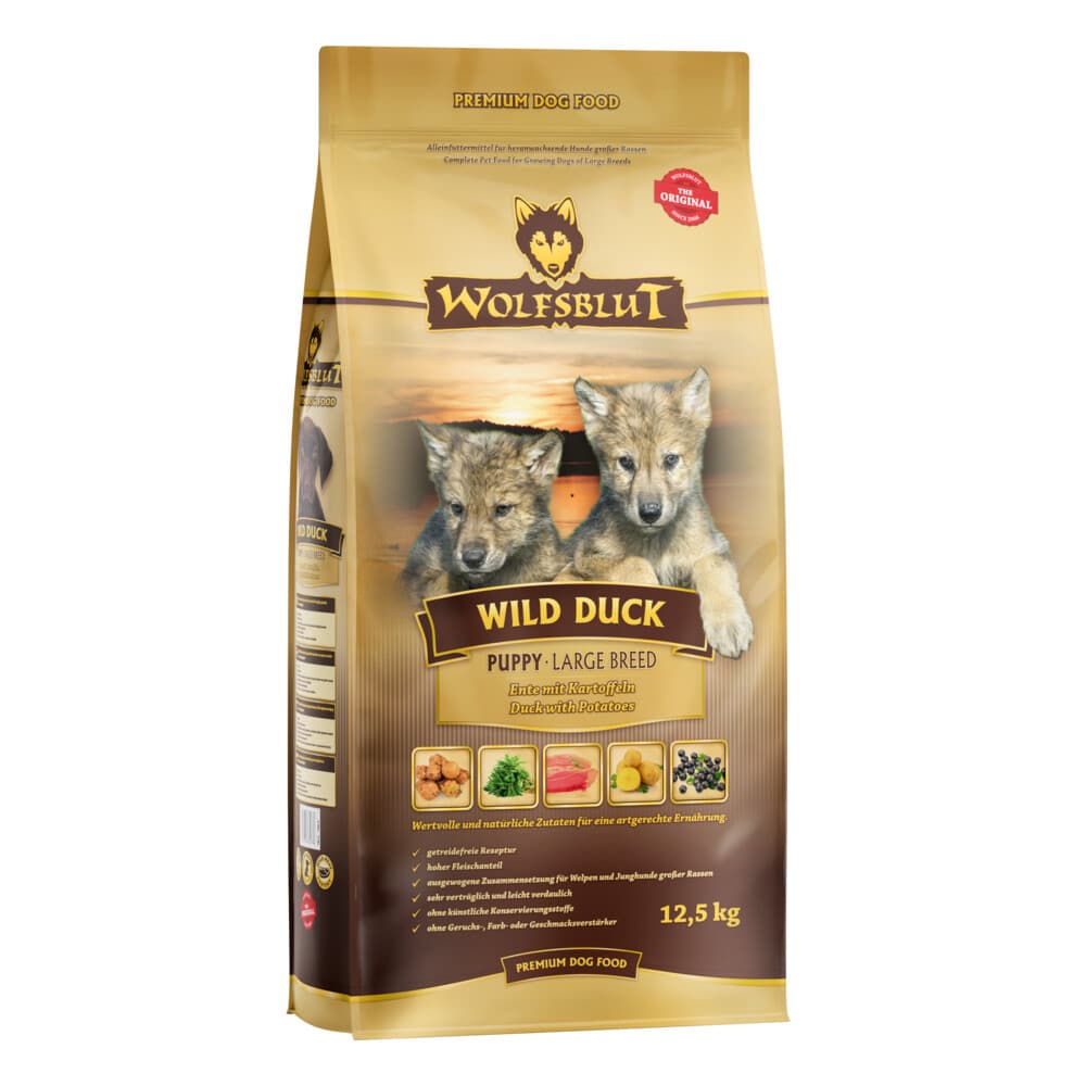 Wolfsblut Wild Duck Puppy Large Breed 12,5 kg