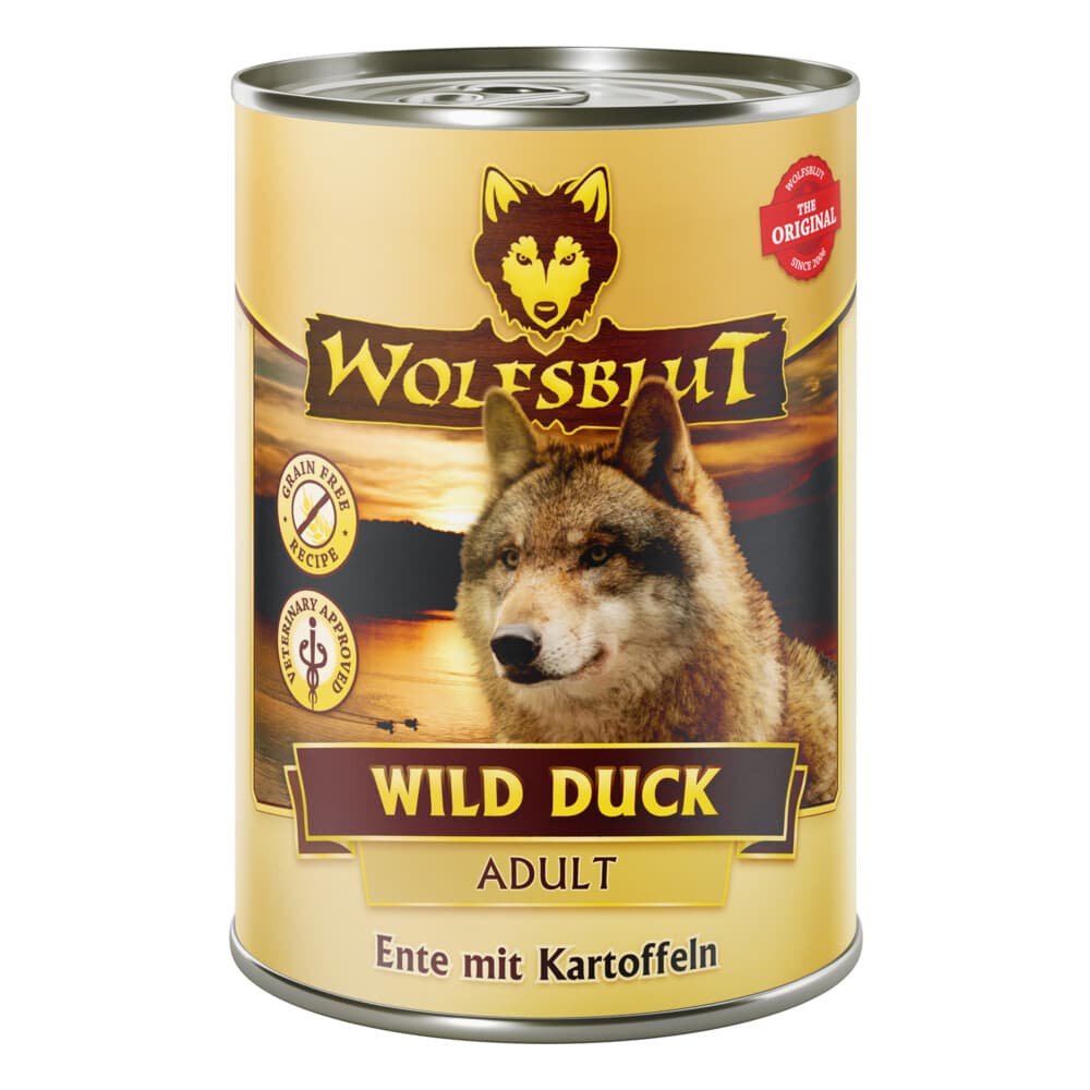 6x Wolfsblut Wild Duck Adult 395 gr