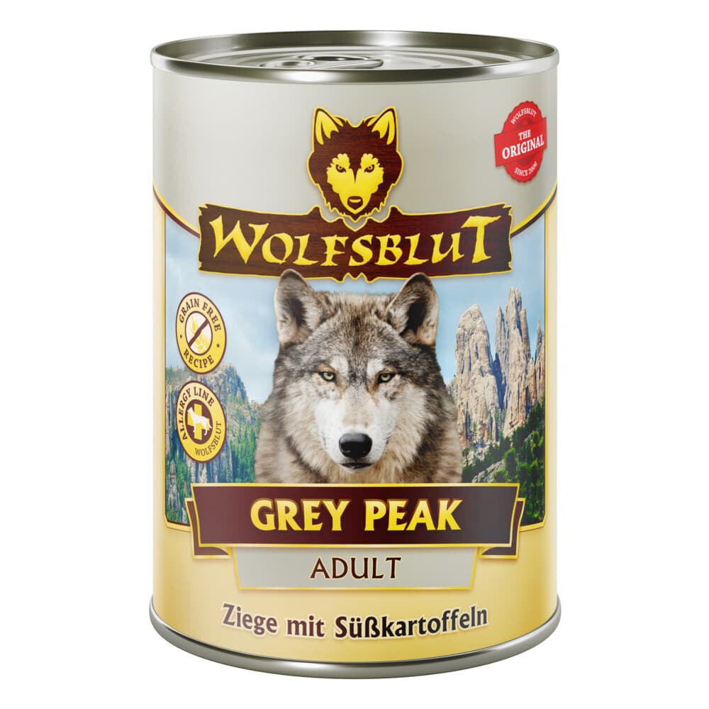 6x Wolfsblut Grey Peak Adult 395 gr