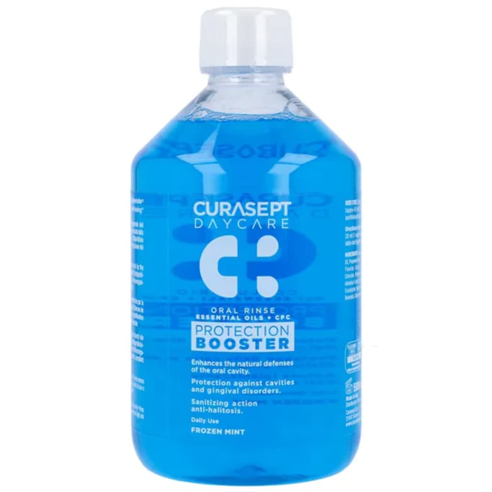 Curasept Daycare Protection Booster Mondspoeling Frozen Mint 500 ml