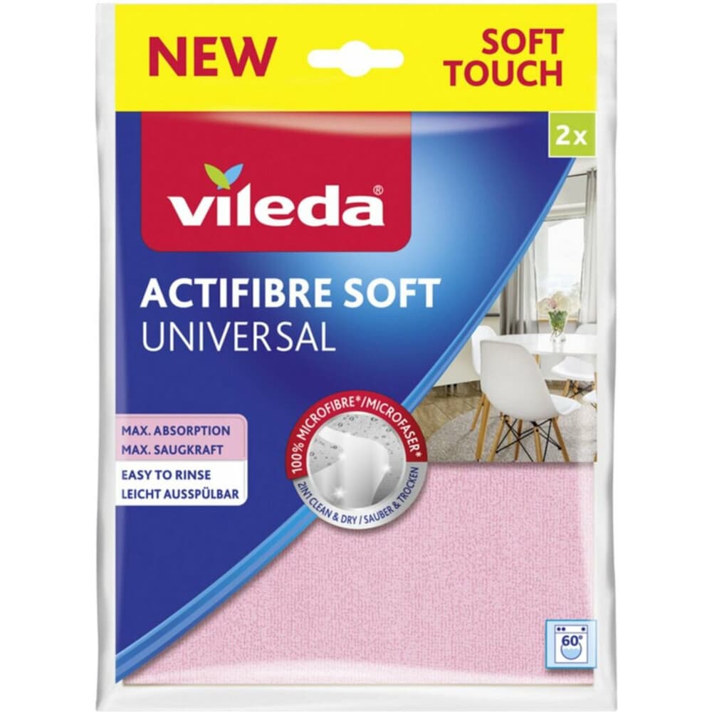 Vileda Doek Actifibre Soft Doek 2 stuks