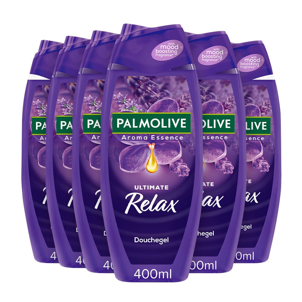 6x Palmolive Douchegel Aroma Essence Ultimate Relax 400 ml