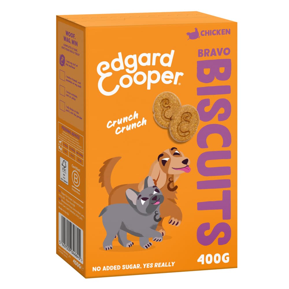 Edgard&Cooper Adult Biscuit Kip 400 gr