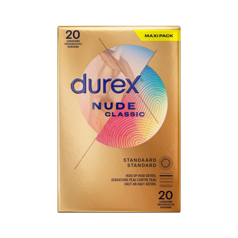 2x Durex Condooms Nude 20 stuks