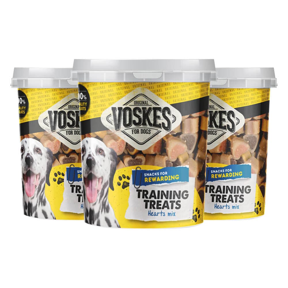 3x Voskes Hondensnack Training Mix Hart 500 gr