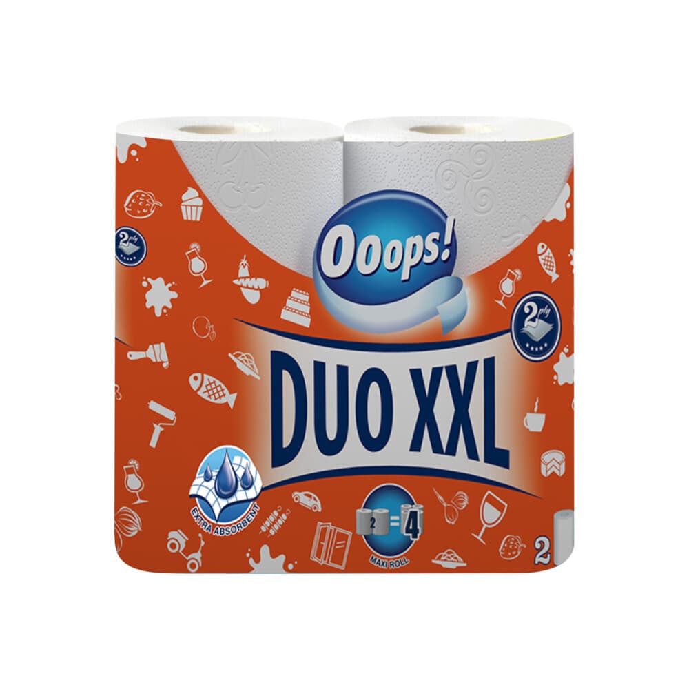 Ooops! Keukenpapier Duo XXL 2-laags 2 stuks