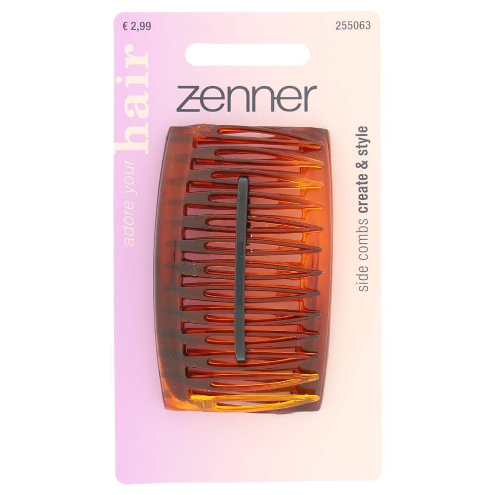 Zenner Zijkammen Bruin 2 stuks