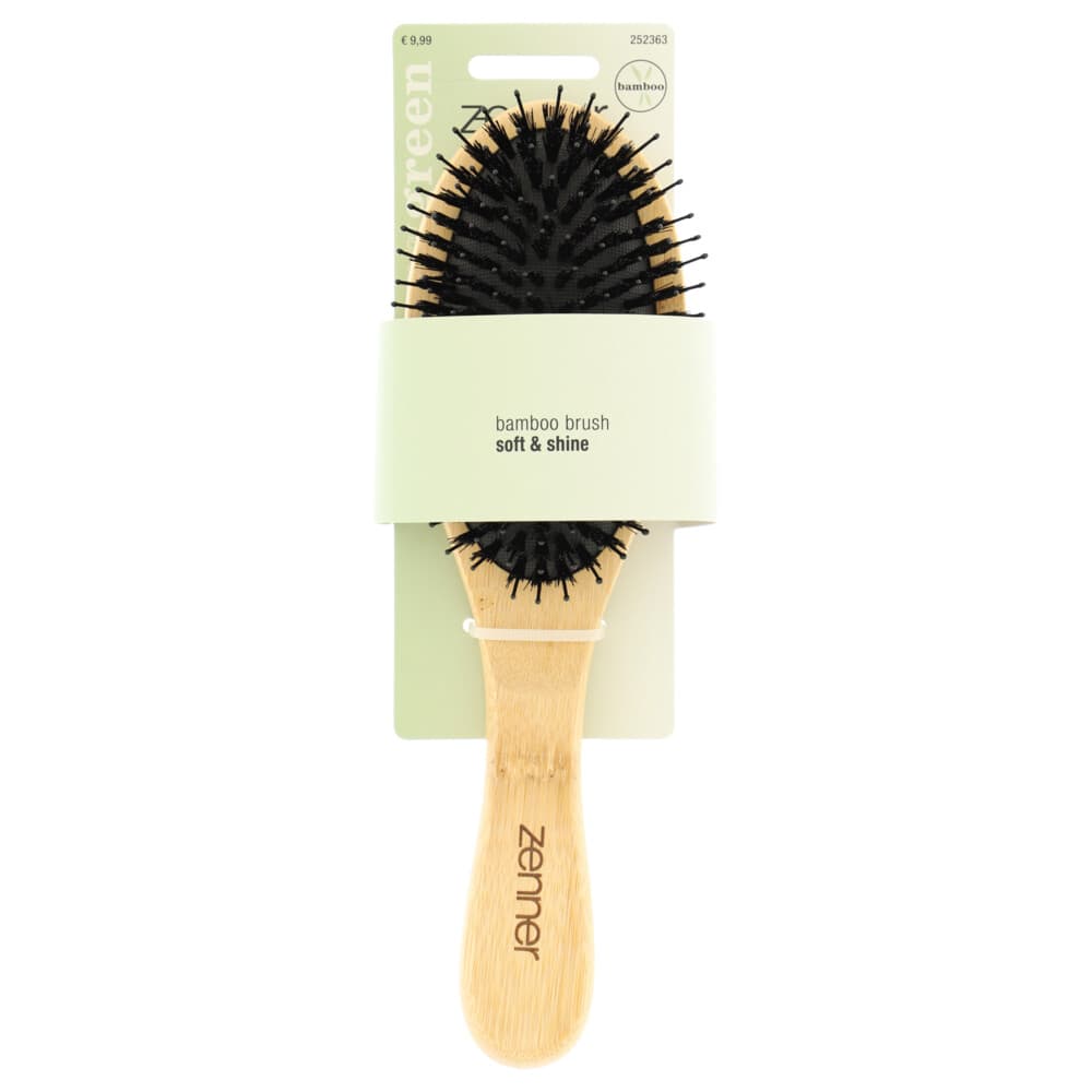 Zenner Haarborstel Bamboo Ovaal Mix Haar