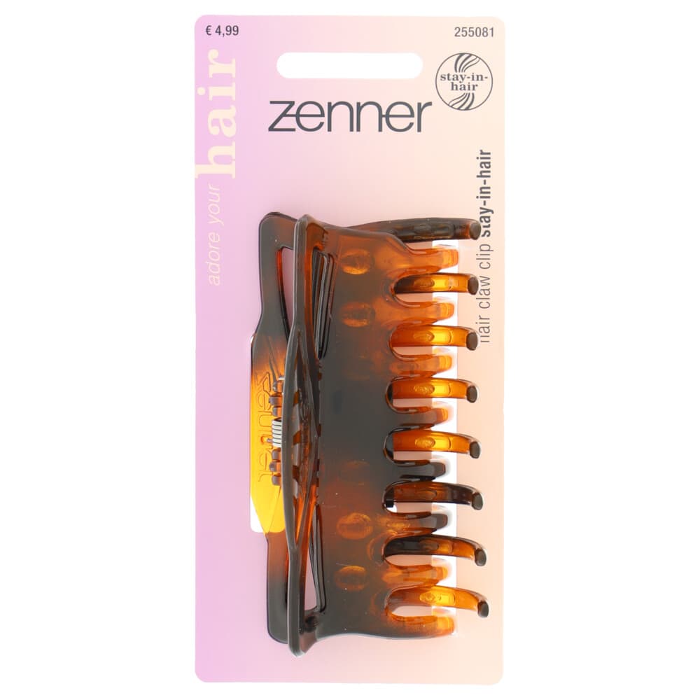 Zenner Sierklem Stay-In-Hair Groot Bruin 1 Stuk