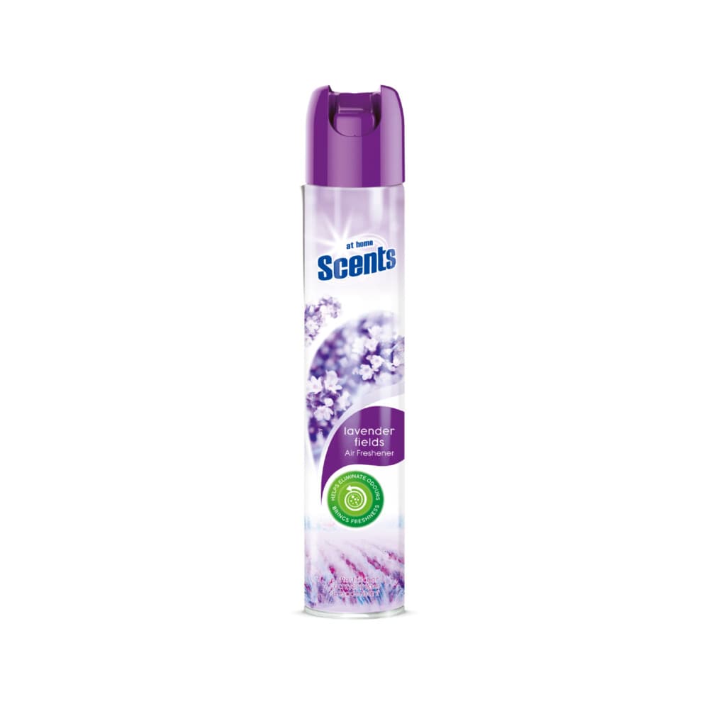 12x At Home Luchtverfrisser Spray Lavendel 400 ml