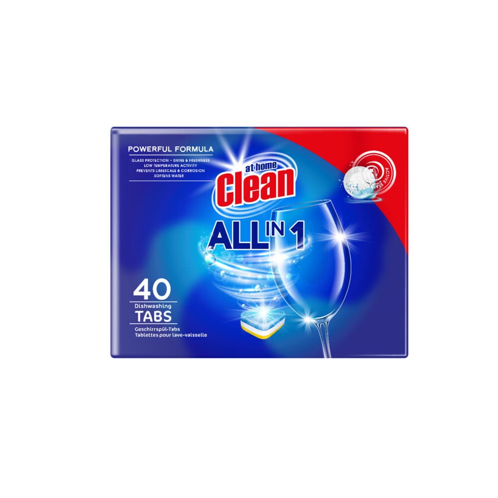 3x At Home Vaatwastabletten All-in-1 40 stuks