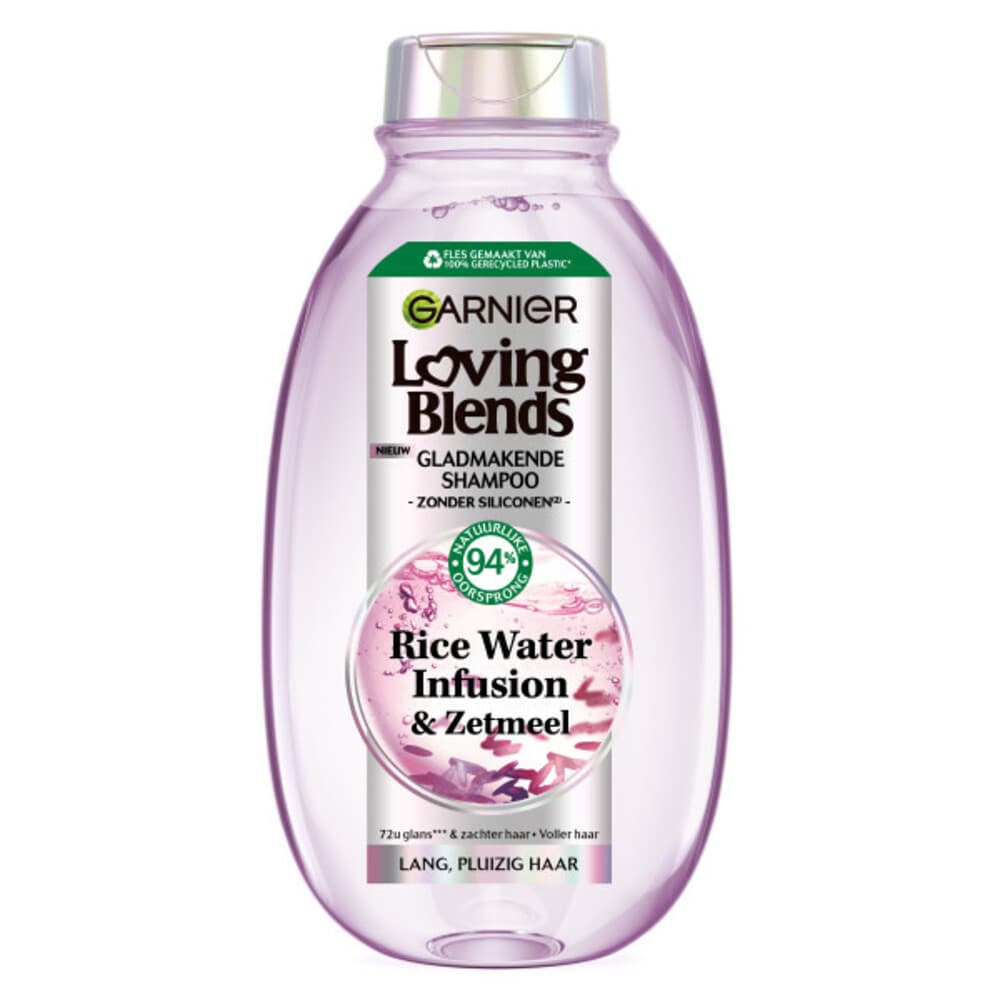 1+1 gratis: Garnier Loving Blends Rice Water Shampoo 300 ml