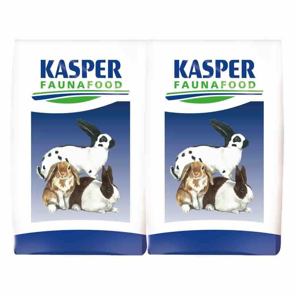 2x Kasper Faunafood Konijnenvoer Gemengd 20 kg