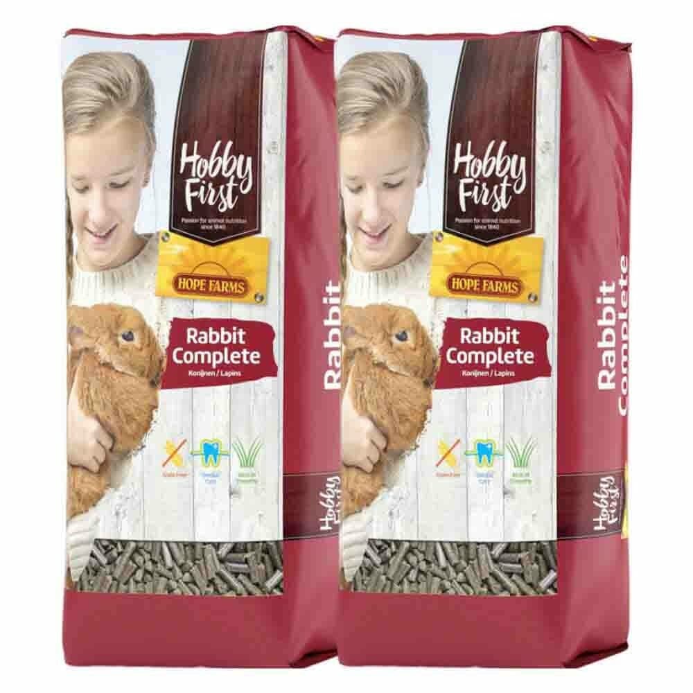 2x HobbyFirst Hope Farms Konijn Complete 10 kg