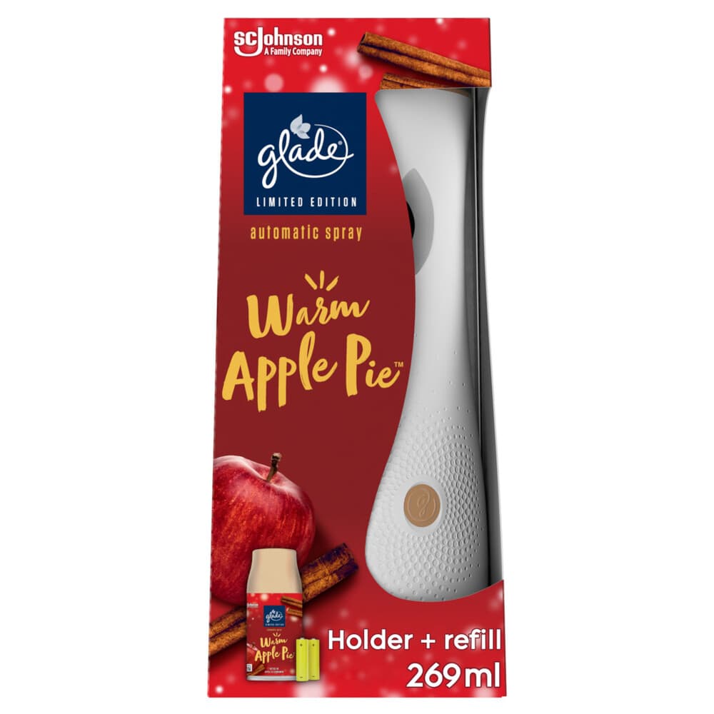 Glade Automatic Spray Houder Warm Apple Pie 269 ml