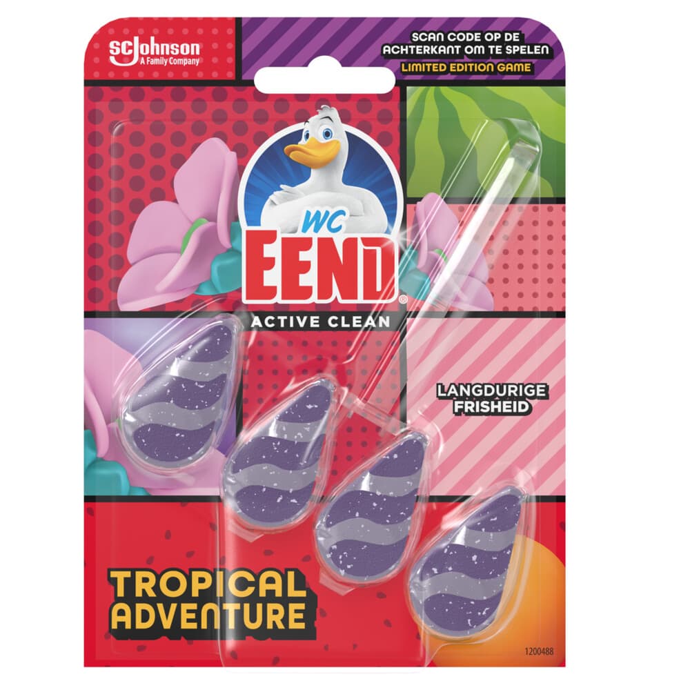 WC Eend Toiletblok Active Clean Tropical Adventure 38,6 gr