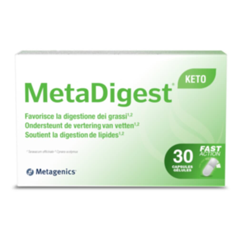 Gratis Verzending: Metagenics Metadigest Keto 30 capsules