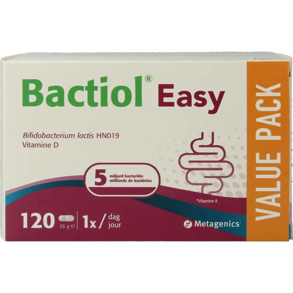 Gratis Verzending: 2x Metagenics Bactiol Easy 120 capsules