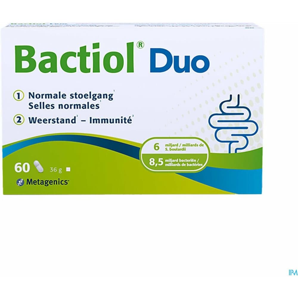 Gratis Verzending: 2x Metagenics Bactiol Duo 60 capsules