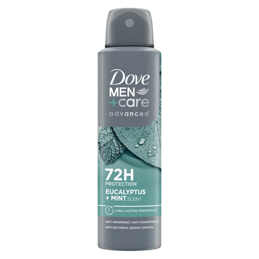2+1 gratis: Dove Deodorant Men+ Care Eucalyptus + Mint 150 ml