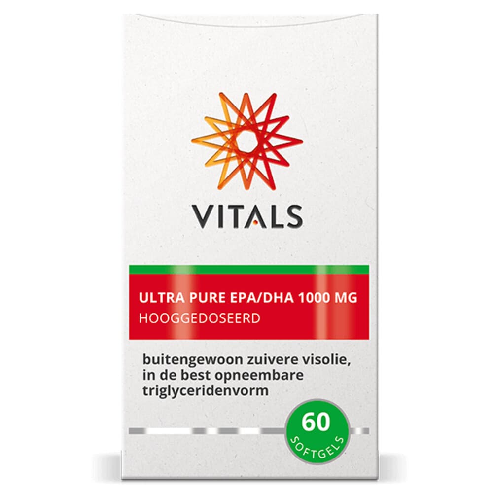 Gratis Verzending: Vitals Ultra Pure EPA/DHA 1000mg 60 softgels