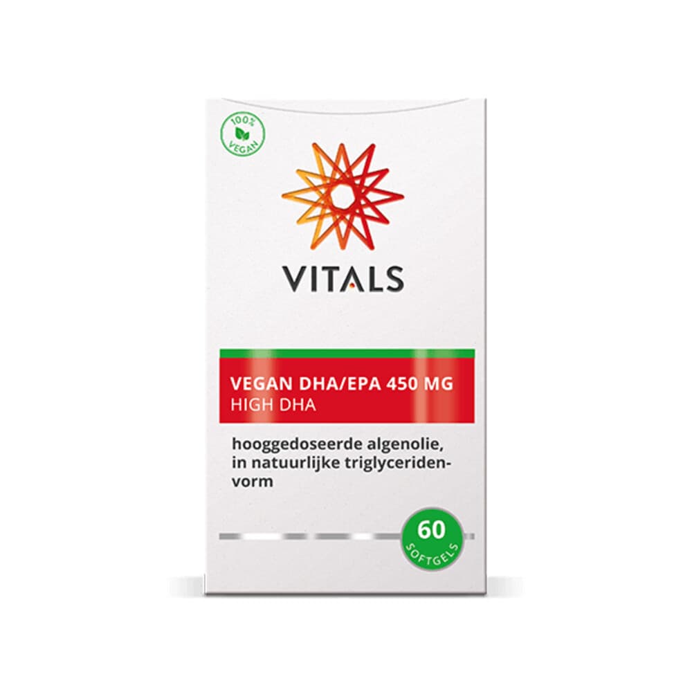 Gratis Verzending: Vitals Vegan EPA/DHA 450mg 60 softgels