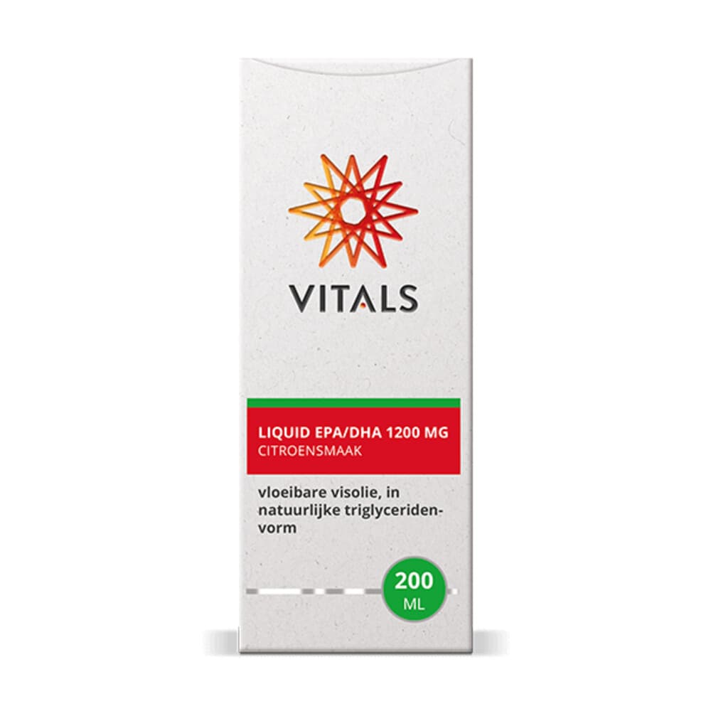Gratis Verzending: Vitals Liquid DHA&EPA 1200mg 200 ml