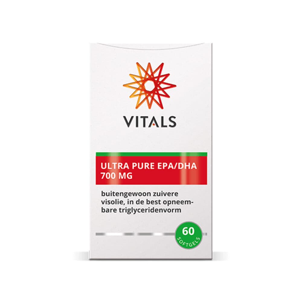 Gratis Verzending: 2x Vitals Ultra Pure EPA/DHA 700mg 60 softgels