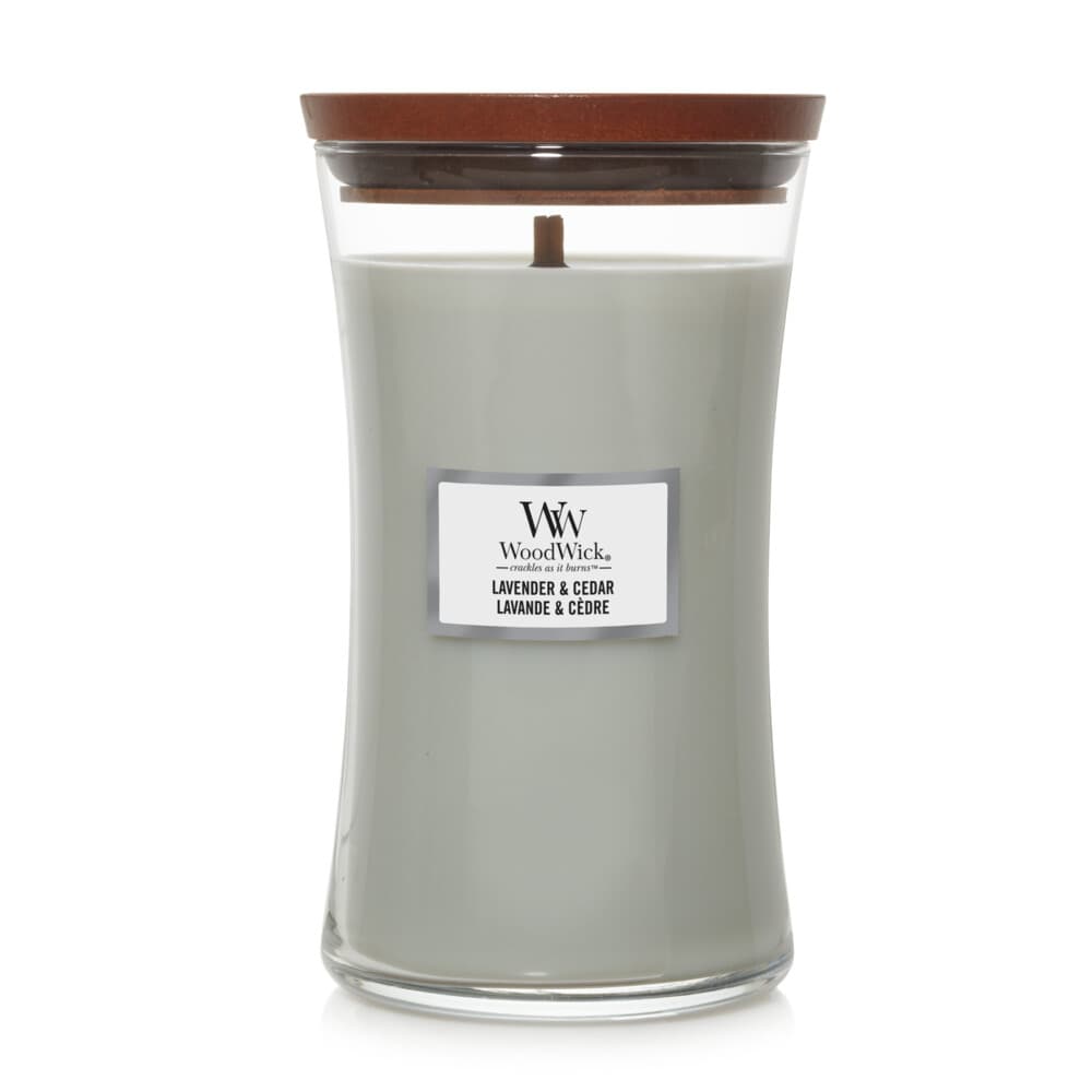 WoodWick Geurkaars Large Lavender&Cedar 611 gr