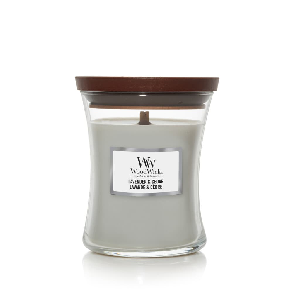 WoodWick Geurkaars Medium Lavender&Cedar 275 gr