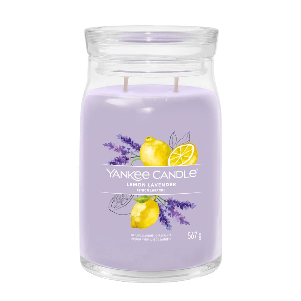 Yankee Candle Geurkaars Large Jar Lemon Lavender Signature 567 gr