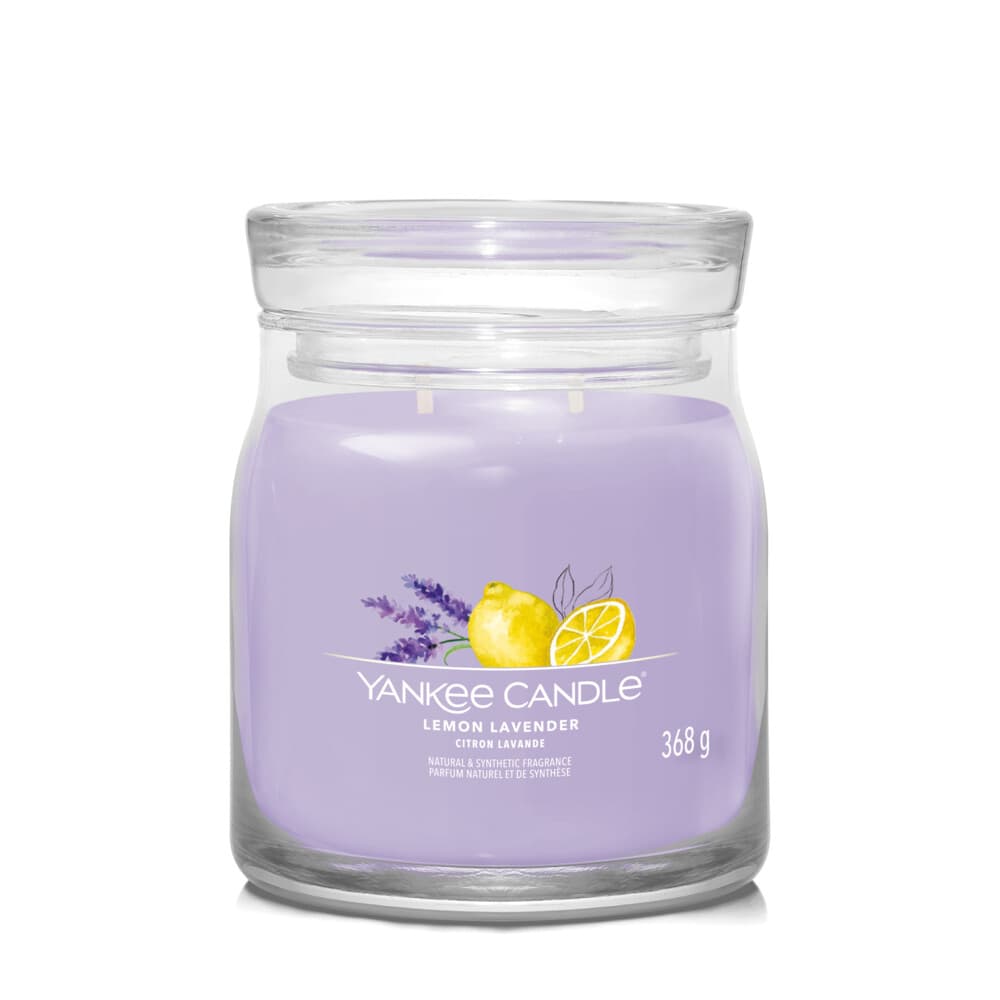 Yankee Candle Geurkaars Medium Jar Lemon Lavender Signature 368 gr