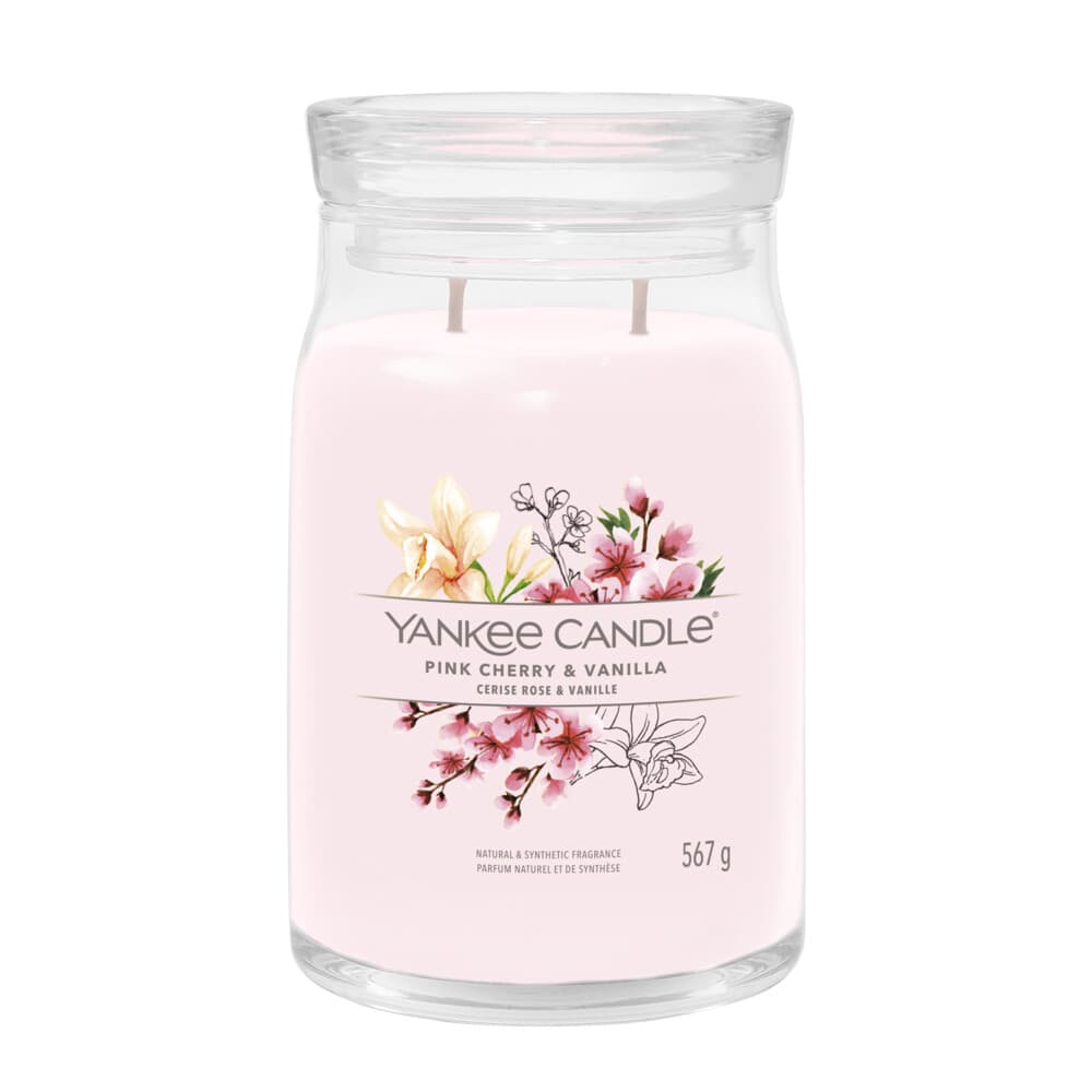 Yankee Candle Geurkaars Large Jar Pink Cherry&Vanilla Signature 567 gr