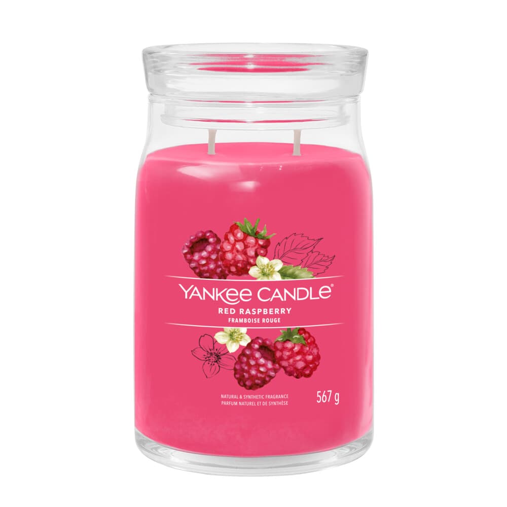 Yankee Candle Geurkaars Large Jar Red Raspberry Signature 567 gr
