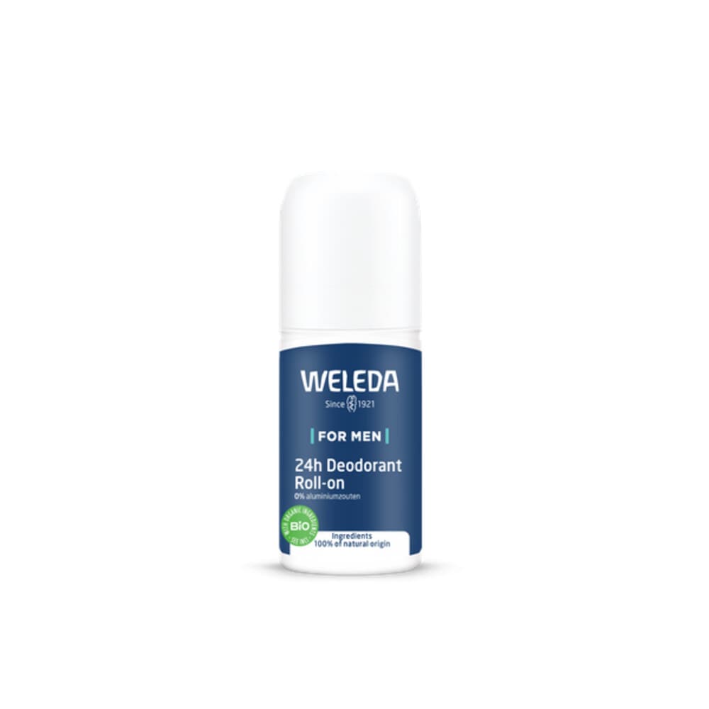 2e halve prijs: WELEDA 24h Roll-On Deodorant Men 50 ml