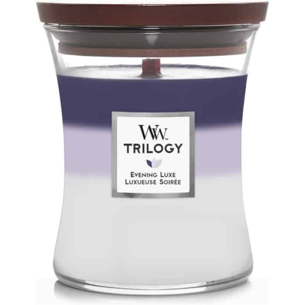 WoodWick Geurkaars Medium Trilogy Evening Luxe 275 gr