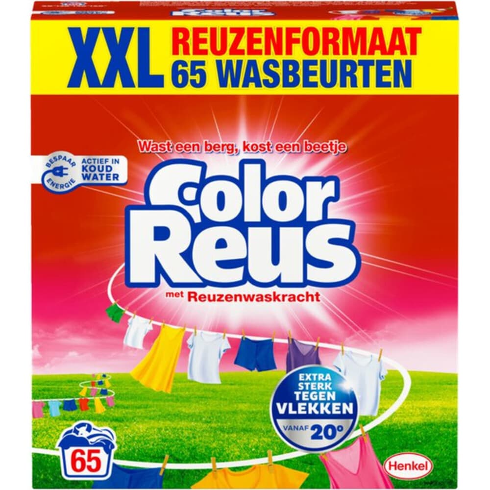 Witte Reus Waspoeder Color 65 Wasbeurten 3,25 kg