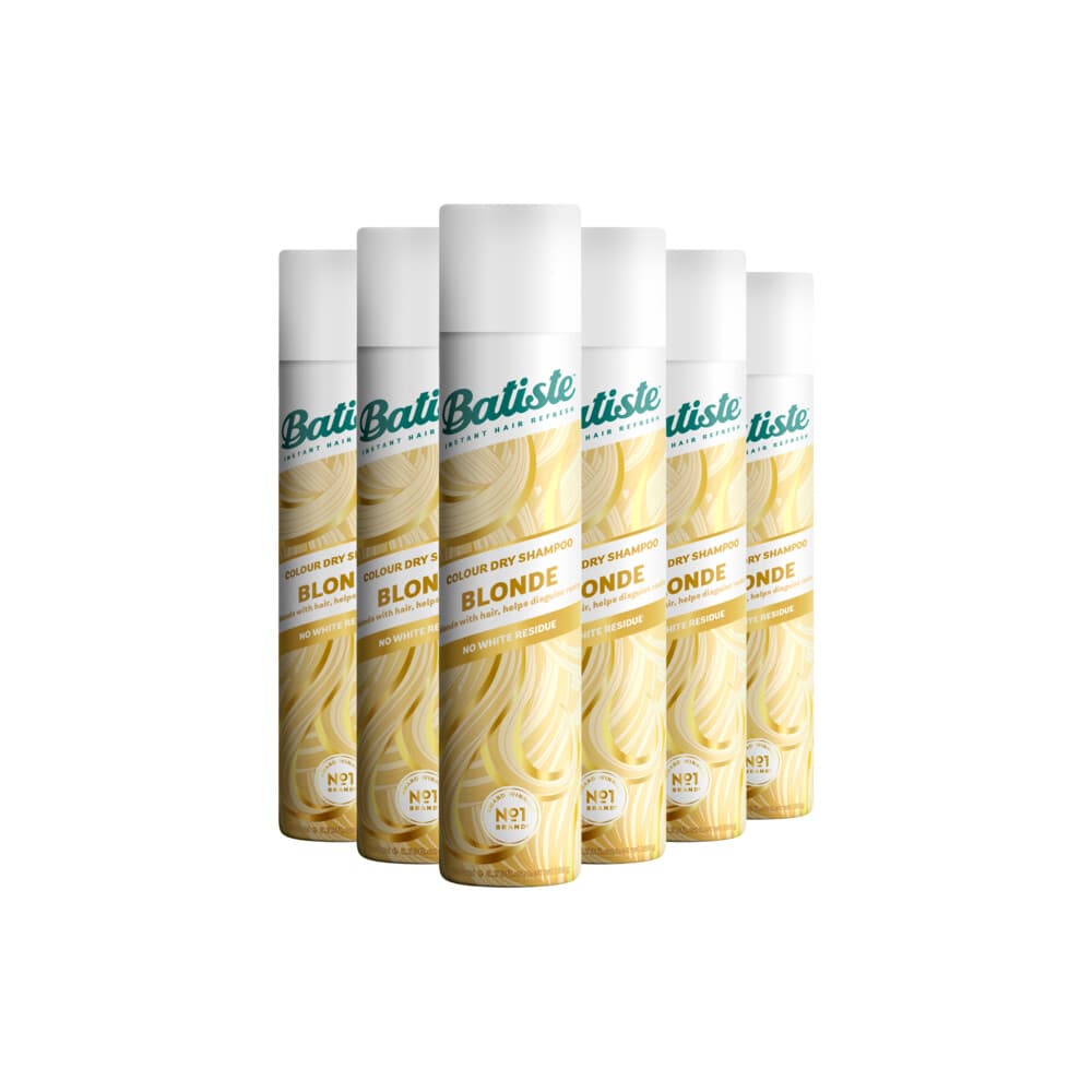 6x Batiste Droogshampoo Hint of Colour Light Blond 200 ml