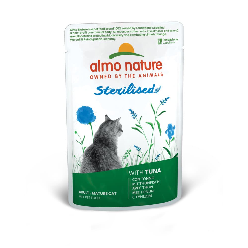 Almo Nature Sterilised Kattenvoer Nat Tonijn 70 gr