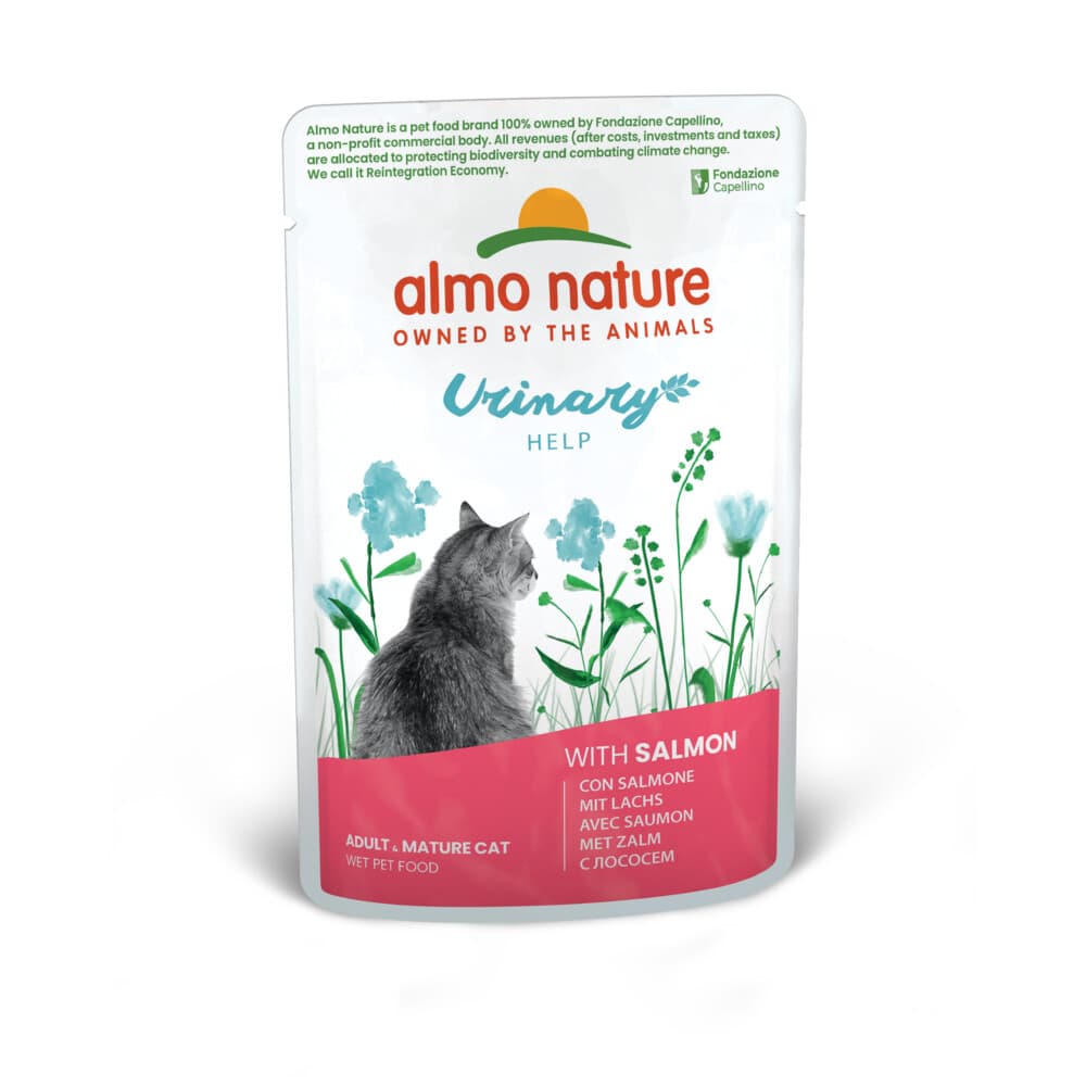 Almo Nature Urine Hulp Kattenvoer Nat Zalm 70 gr