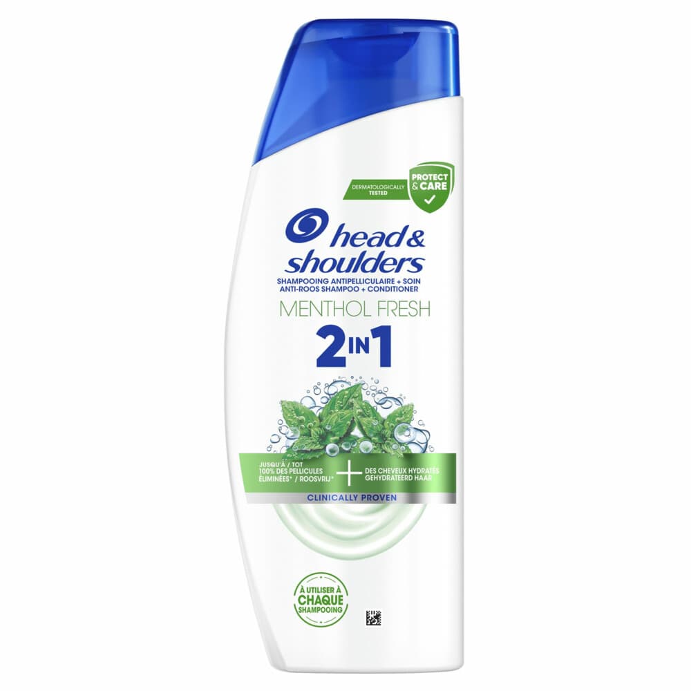 2e halve prijs: Head&Shoulders 2in1 Menthol Fresh 300 ml