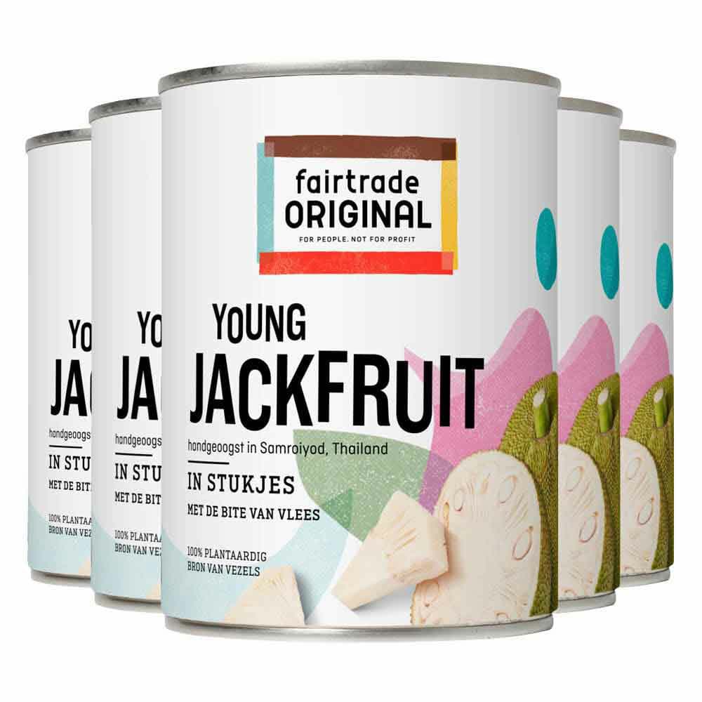 5x Fairtrade Original Young Jack Fruit 565 gr
