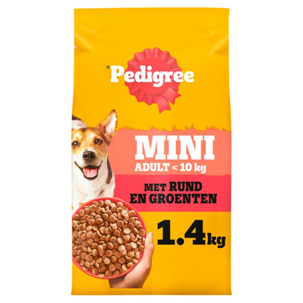 Pedigree Adult Hondenbrokken Mini Rund 1,4 kg