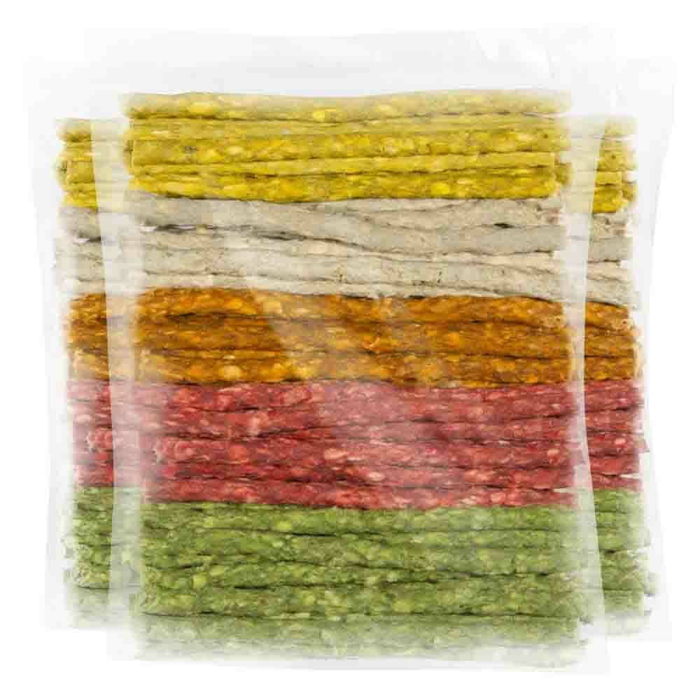 3x Holland Diervoeders Munchy Stick Gekleurd 100 stuks