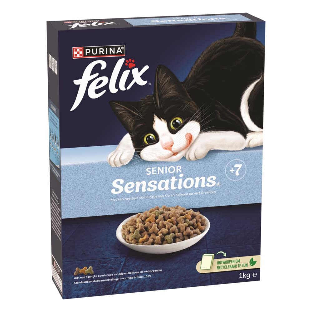 Felix Kattenvoer Droog Senior Sensations 1 kg