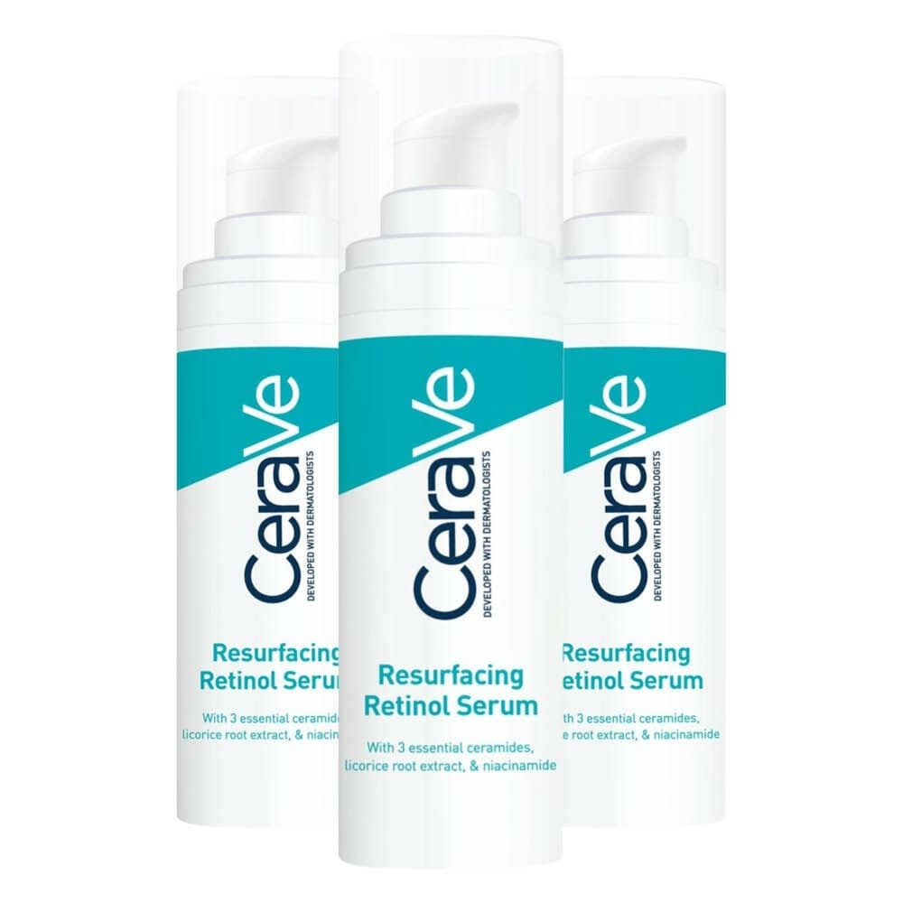 3x CeraVe Resurfacing Retinol Serum 30 ml